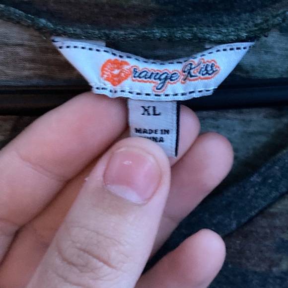 Vintage Camouflage elbow long shirt, size~XL, Brand~Range Kiss, - Picture 4 of 6